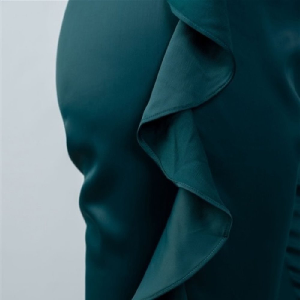 FRILL HEM & RUFFLE LEG PANTS - Picture 4 of 5